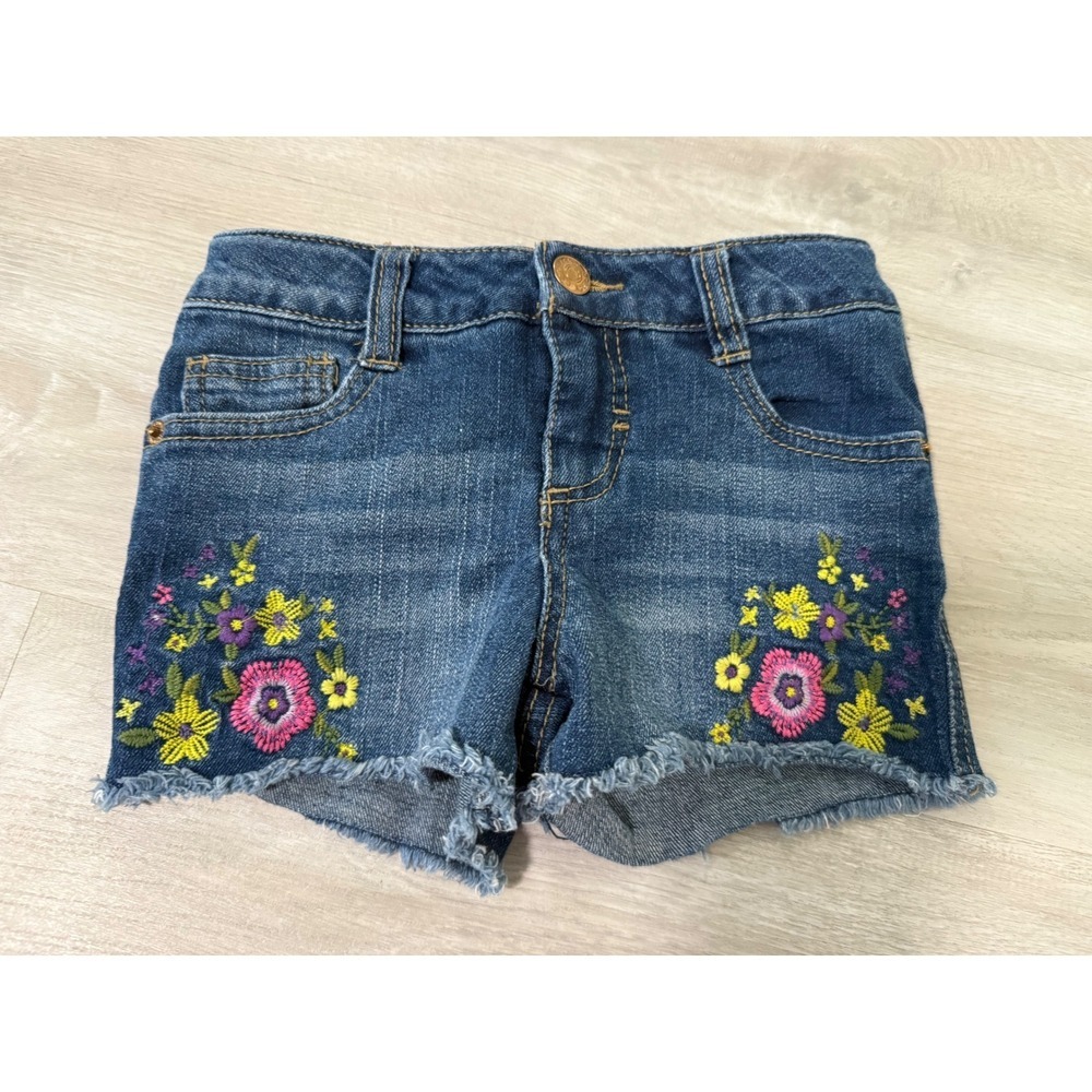 Girls Denim Shorts Bundle Jumping Beans Cat & Jack Squeeze Size 4 5 6 set of 4 - Picture 9 of 10